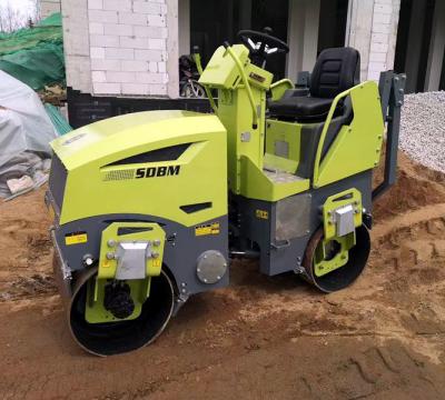 奔馬小型壓路機(jī)土方壓實(shí)、溝槽回填施工案例